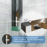 Звукоизоляция труб и вентиляции Standartish PLT Vent 12